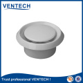 diffuseur en plastique rond pour Ventilation plastique disque air disque soupape